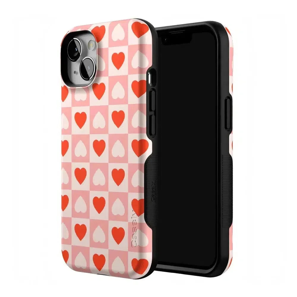 King of My Heart | Checkered Hearts Case Phone Case Casetry