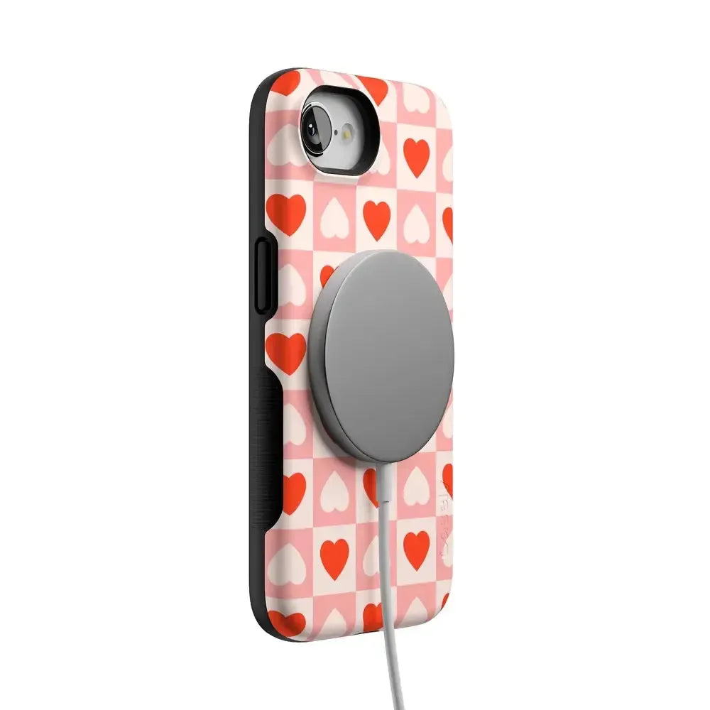 King of My Heart | Checkered Hearts Case Phone Case Casetry