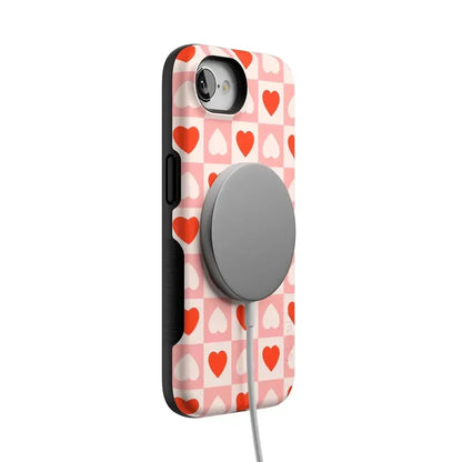King of My Heart | Checkered Hearts Case Phone Case Casetry