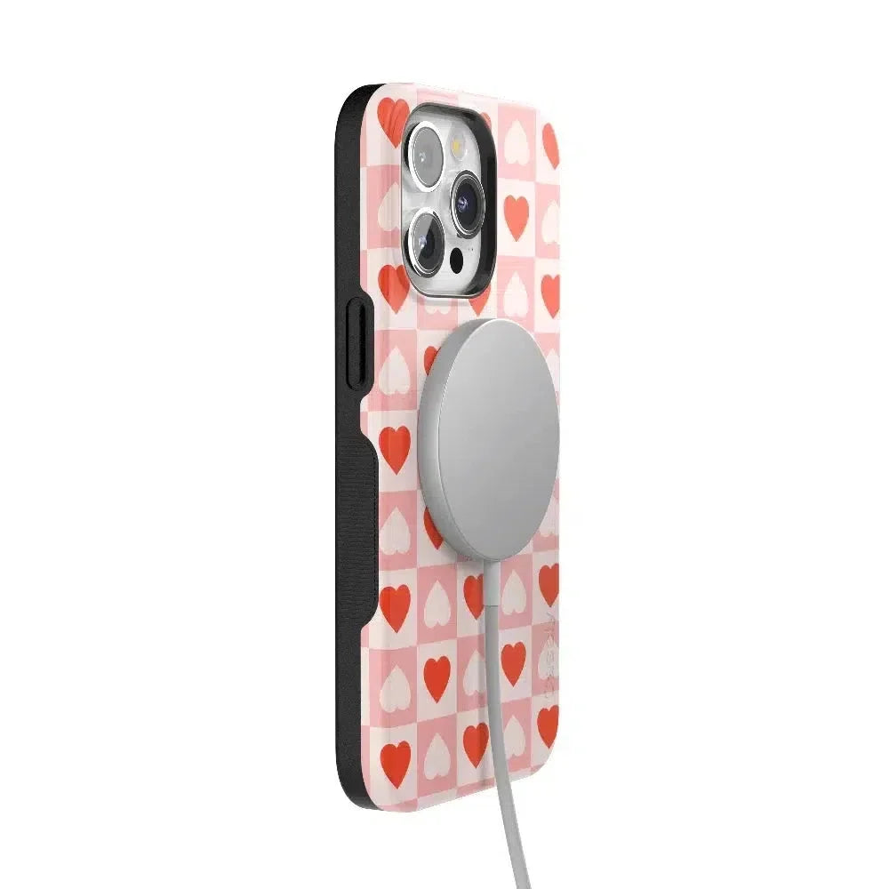King of My Heart | Checkered Hearts Case Phone Case Casetry