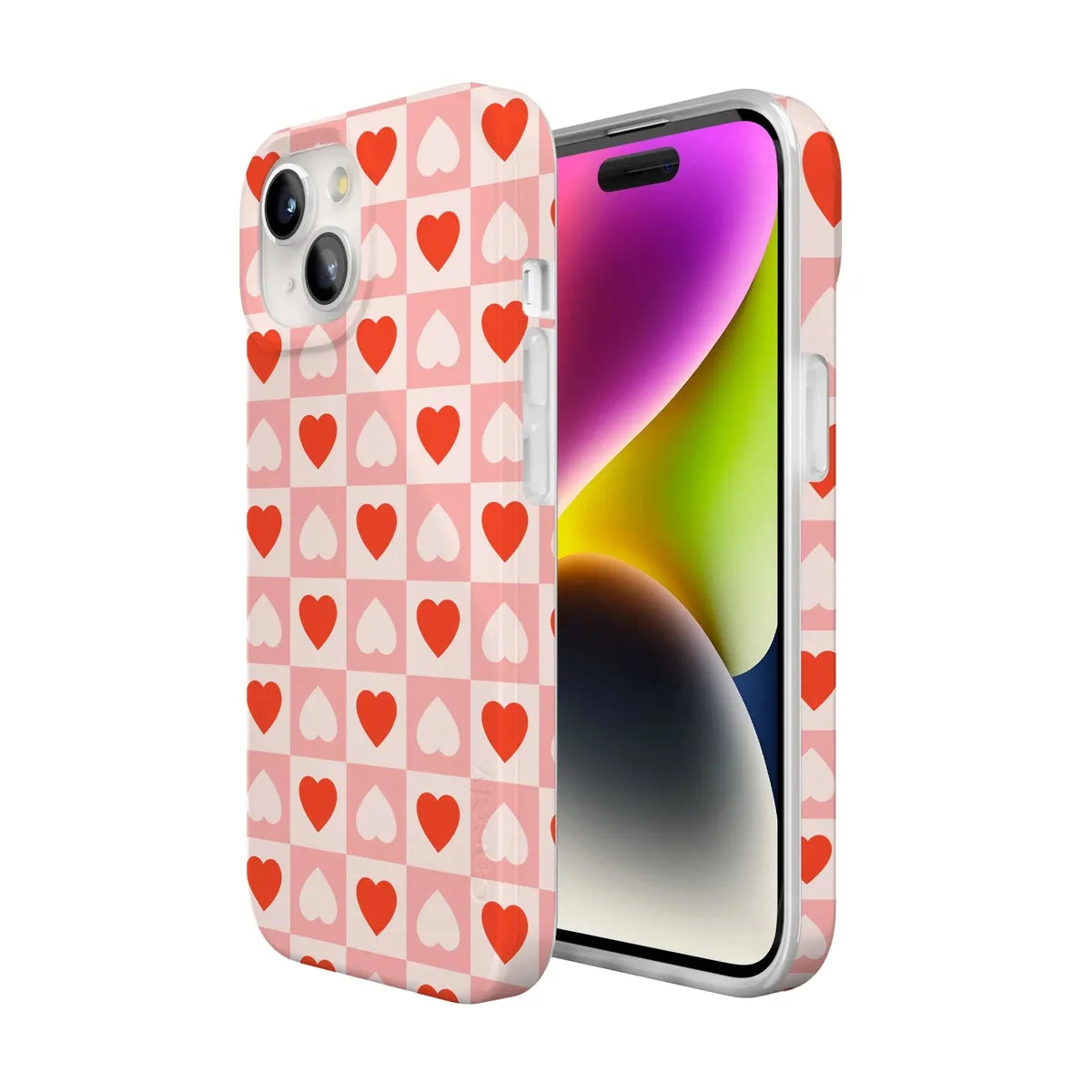 King of My Heart | Checkered Hearts Case Phone Case Casetry