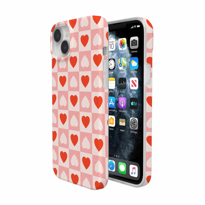 King of My Heart | Checkered Hearts Case Phone Case Casetry