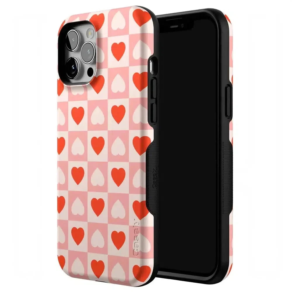 King of My Heart | Checkered Hearts Case Phone Case Casetry