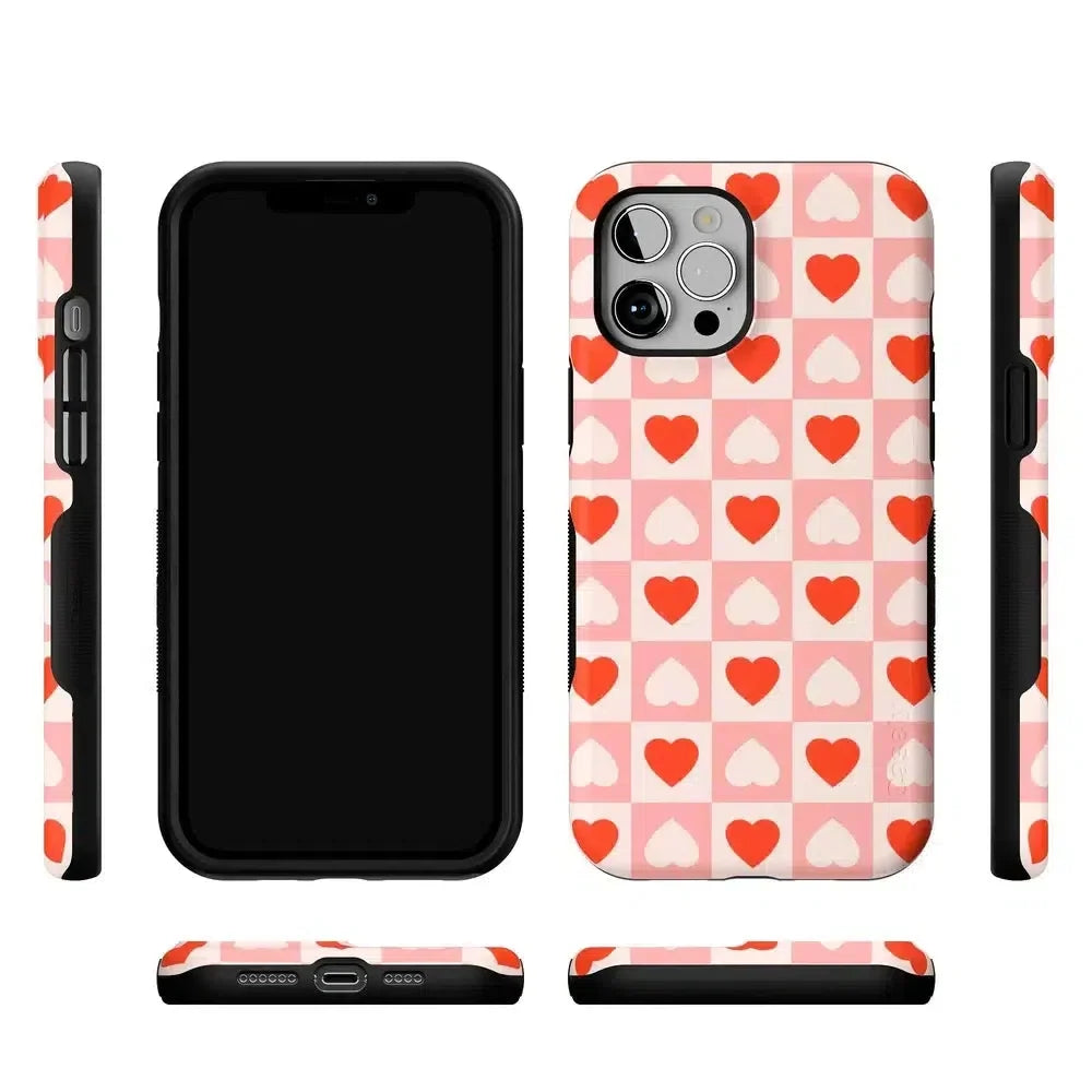 King of My Heart | Checkered Hearts Case Phone Case Casetry