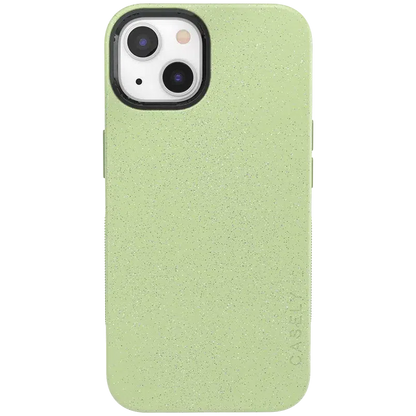 Kiwi Kiss | Matcha Green Shimmer Case iPhone Case get.casely Bold + MagSafe® iPhone 13
