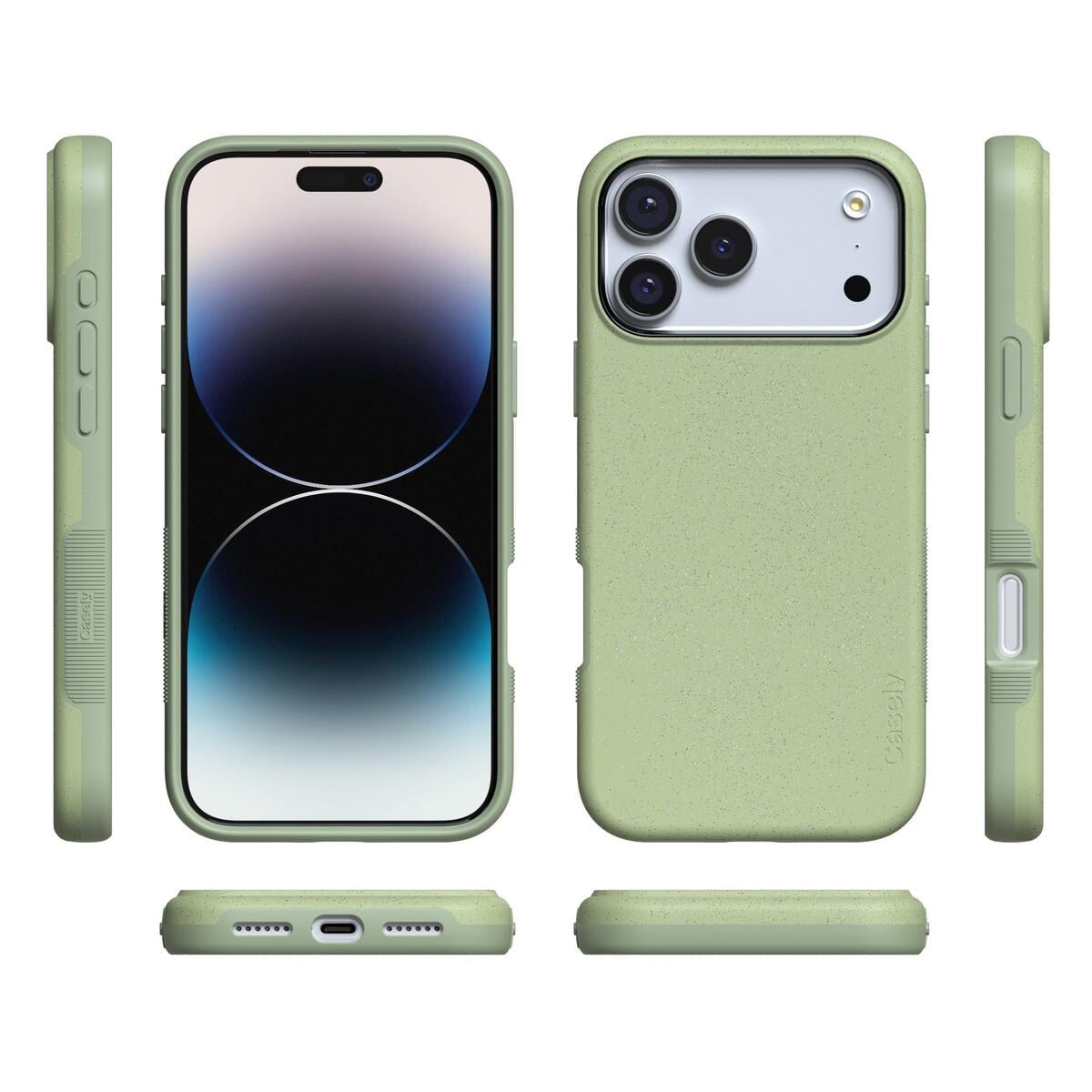 Kiwi Kiss | Matcha Green Shimmer Case iPhone Case get.casely