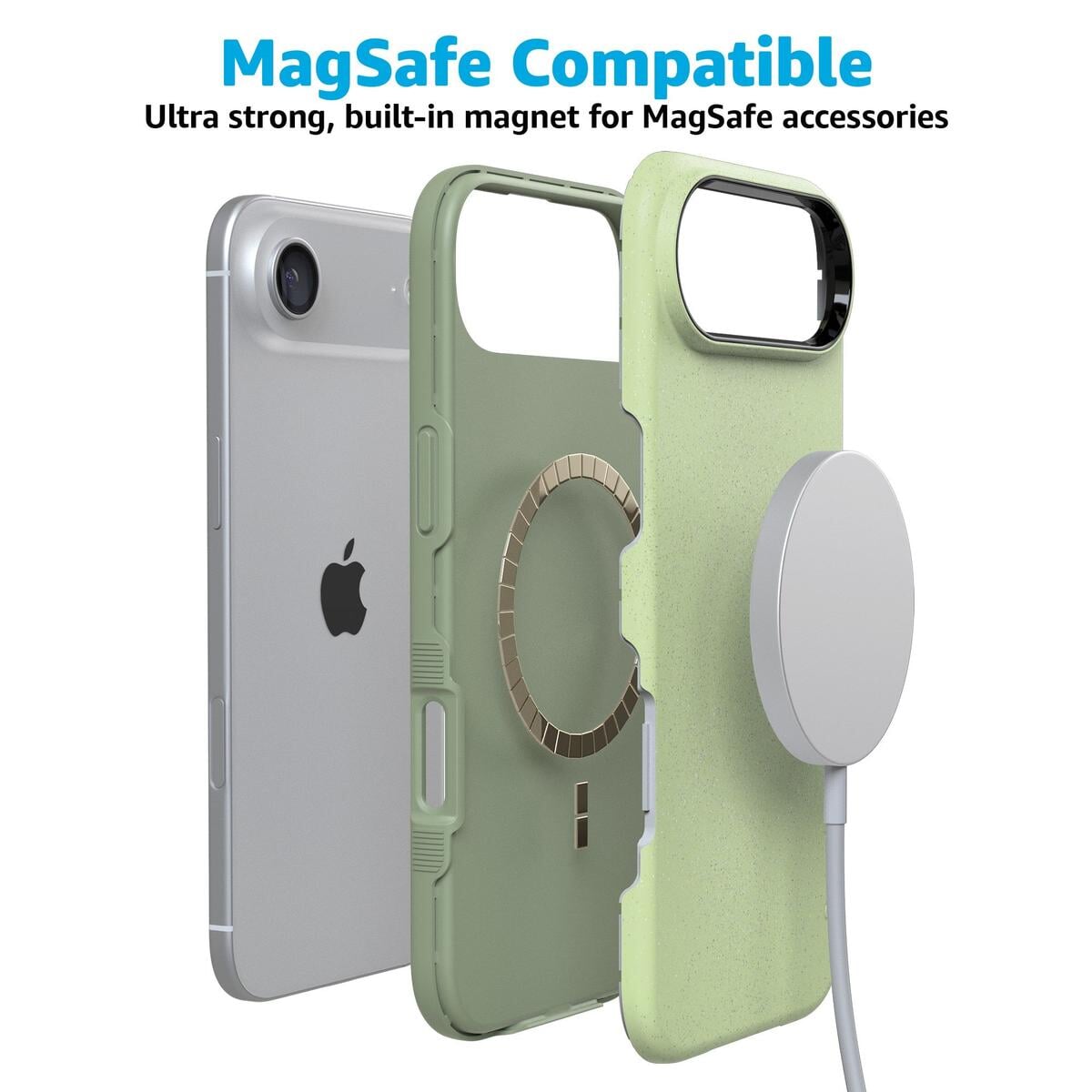 Kiwi Kiss | Matcha Green Shimmer Case iPhone Case get.casely