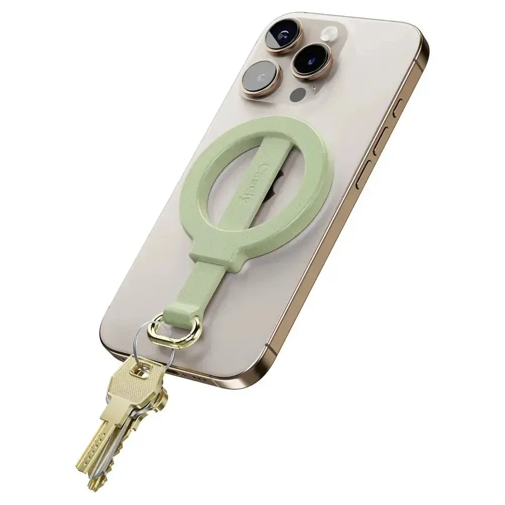 Kiwi Kiss | Matcha Green Shimmer MagRing+ with Keychain MagRing+ get.casely