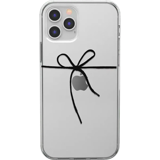 Knot Over U | Clear Ribbon Case iPhone Case get.casely Classic iPhone 12 Pro