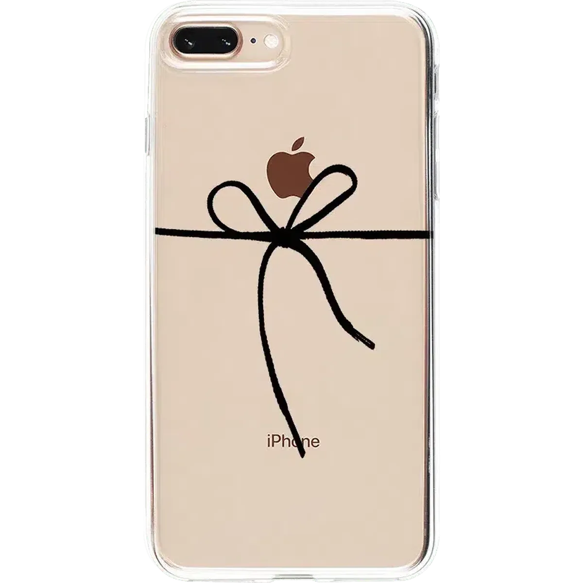 Knot Over U | Clear Ribbon Case iPhone Case get.casely Classic iPhone 6/7/8 Plus