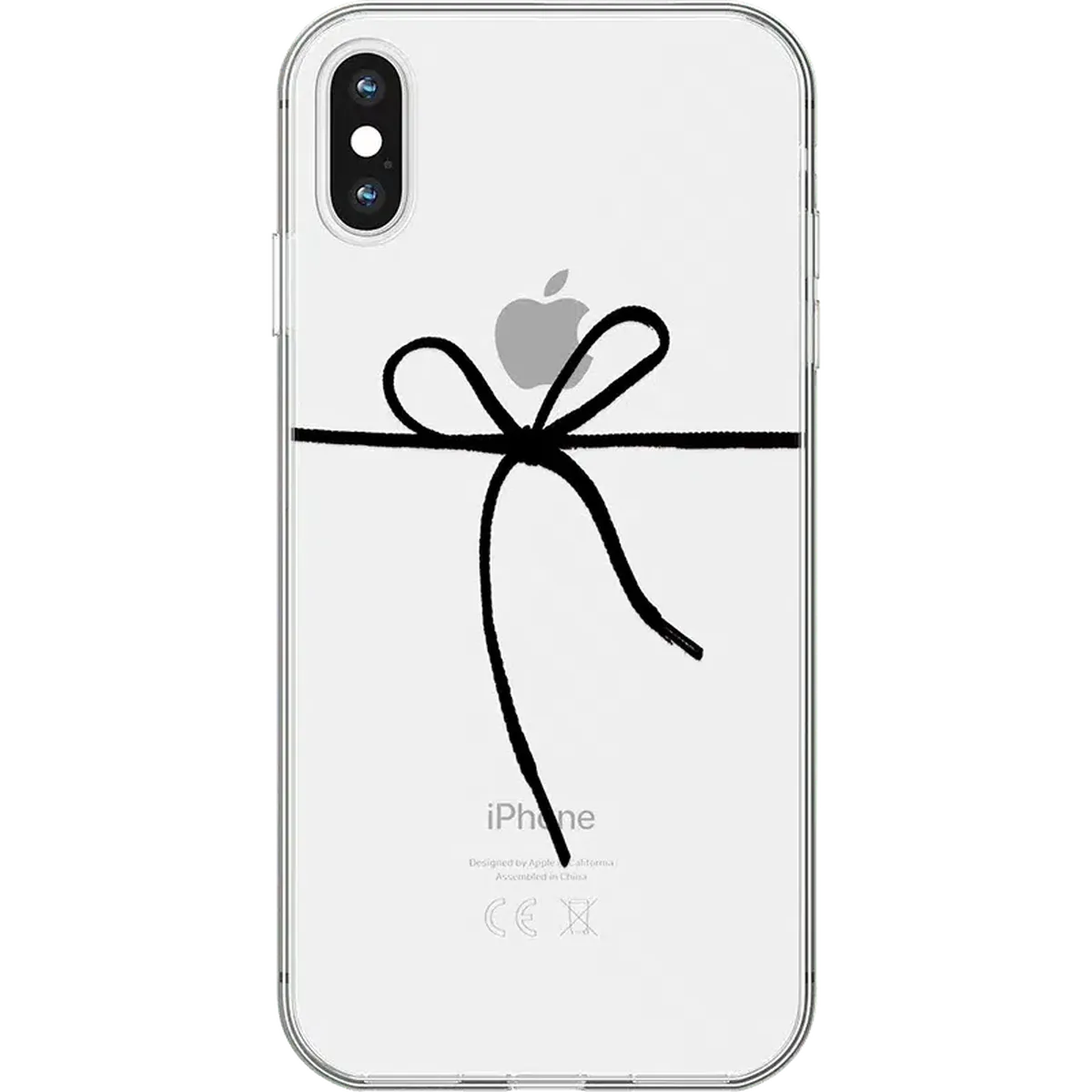 Knot Over U | Clear Ribbon Case iPhone Case get.casely Classic iPhone X / XS
