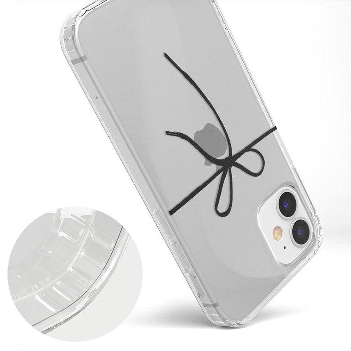 Knot Over U | Clear Ribbon Case iPhone Case get.casely
