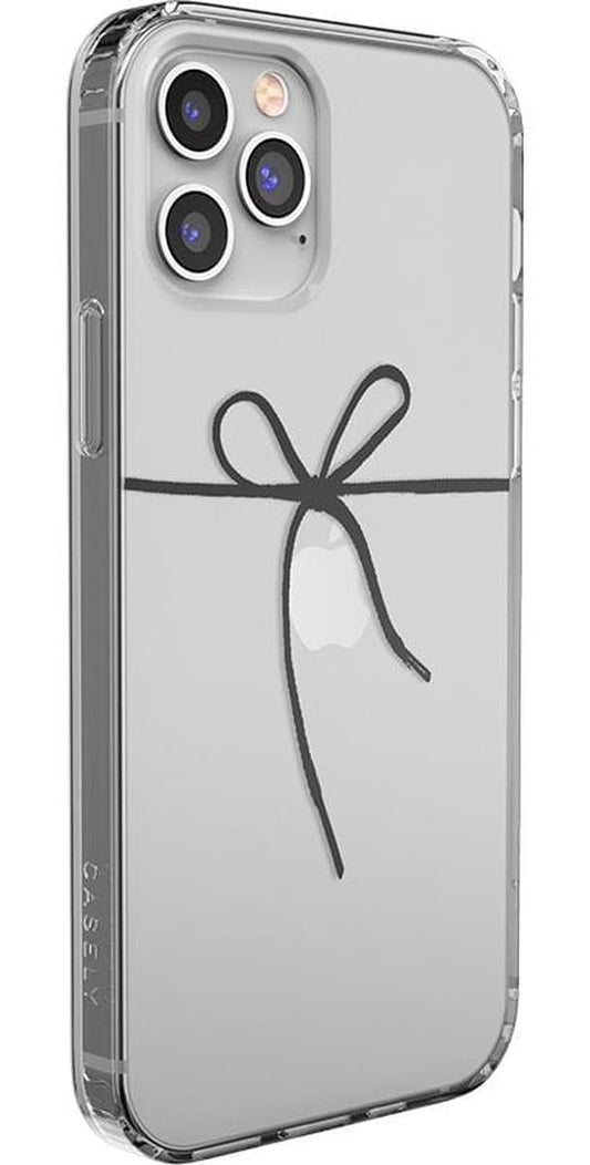 Knot Over U | Clear Ribbon Case iPhone Case get.casely