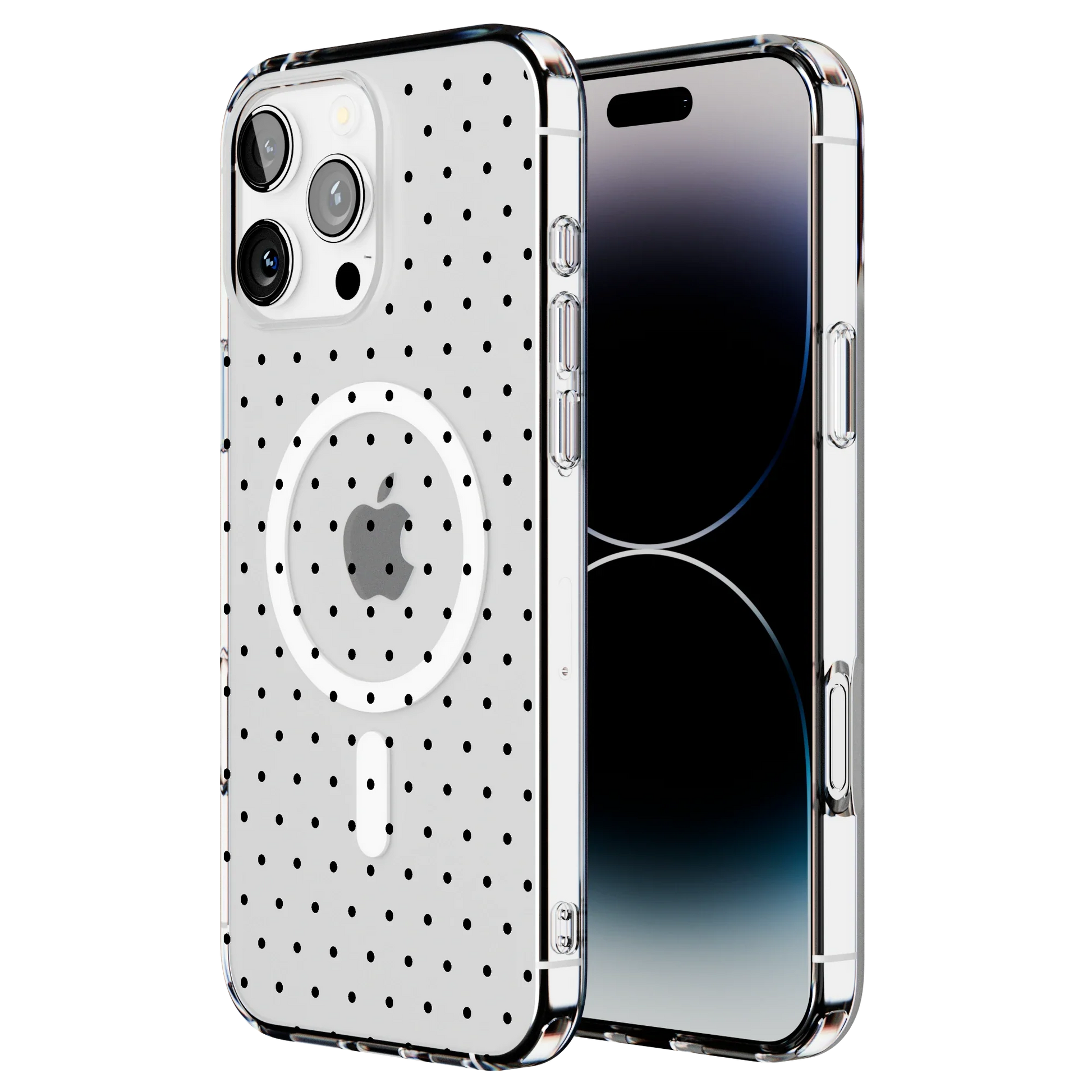 On the Dot | Black Polka Dot Case