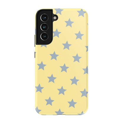 Shine Bright | Butter Yellow Stars Case - Galaxy S22 Plus