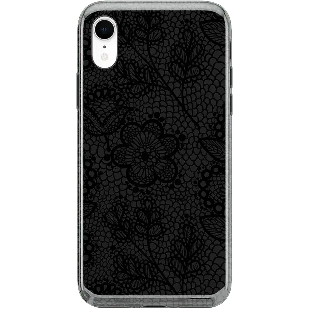 Lace Me Up | Black Floral Case iPhone Case get.casely