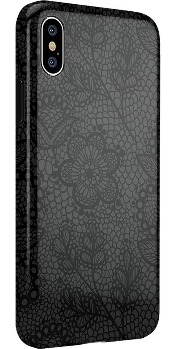 Lace Me Up | Black Floral Case iPhone Case get.casely