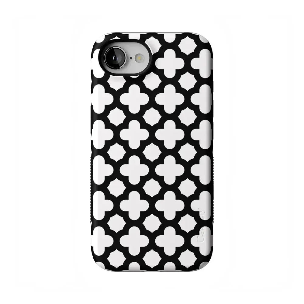 Lattice Tile | High Contrast Design Case Phone Case Casetry Bold Flex + MagSafe® iPhone 16e