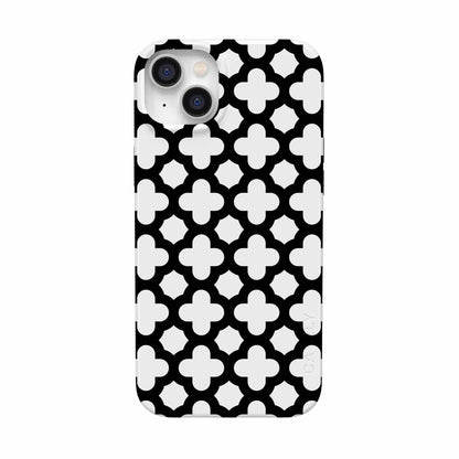 Lattice Tile | High Contrast Design Case Phone Case Casetry Classic + MagSafe® iPhone 14 Plus