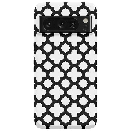 Lattice Tile | High Contrast Design Case Phone Case Casetry Essential Google Pixel 8 Pro