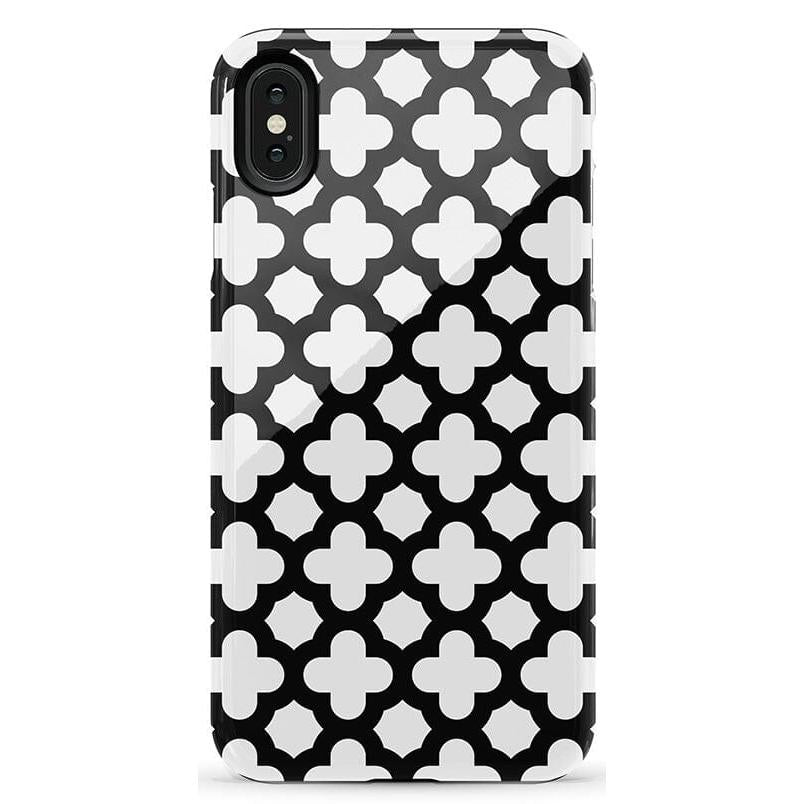 Lattice Tile | High Contrast Design Case Phone Case Casetry Essential iPhone XS Max