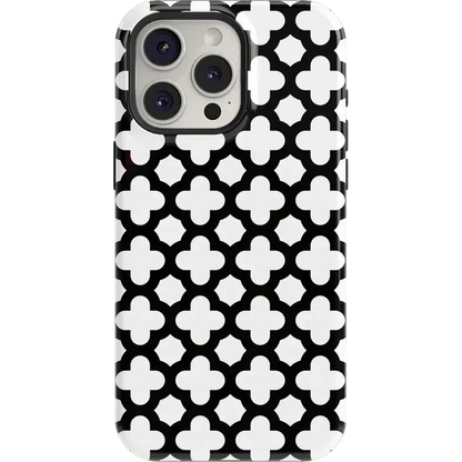 Lattice Tile | High Contrast Design Case Phone Case Casetry Essential + MagSafe® iPhone 15 Pro Max