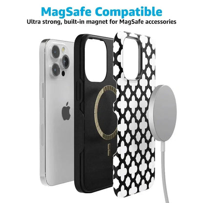 Lattice Tile | High Contrast Design Case Phone Case Casetry