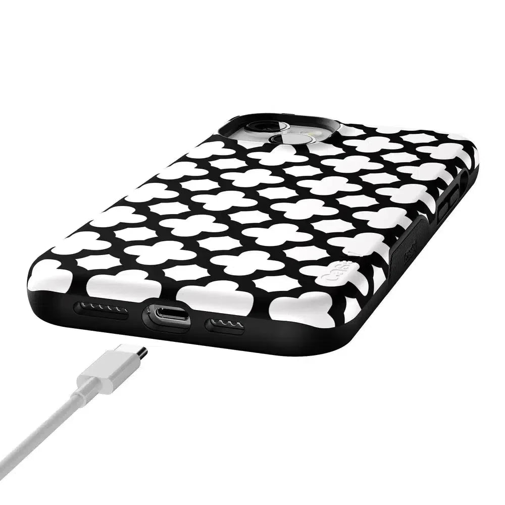 Lattice Tile | High Contrast Design Case Phone Case Casetry