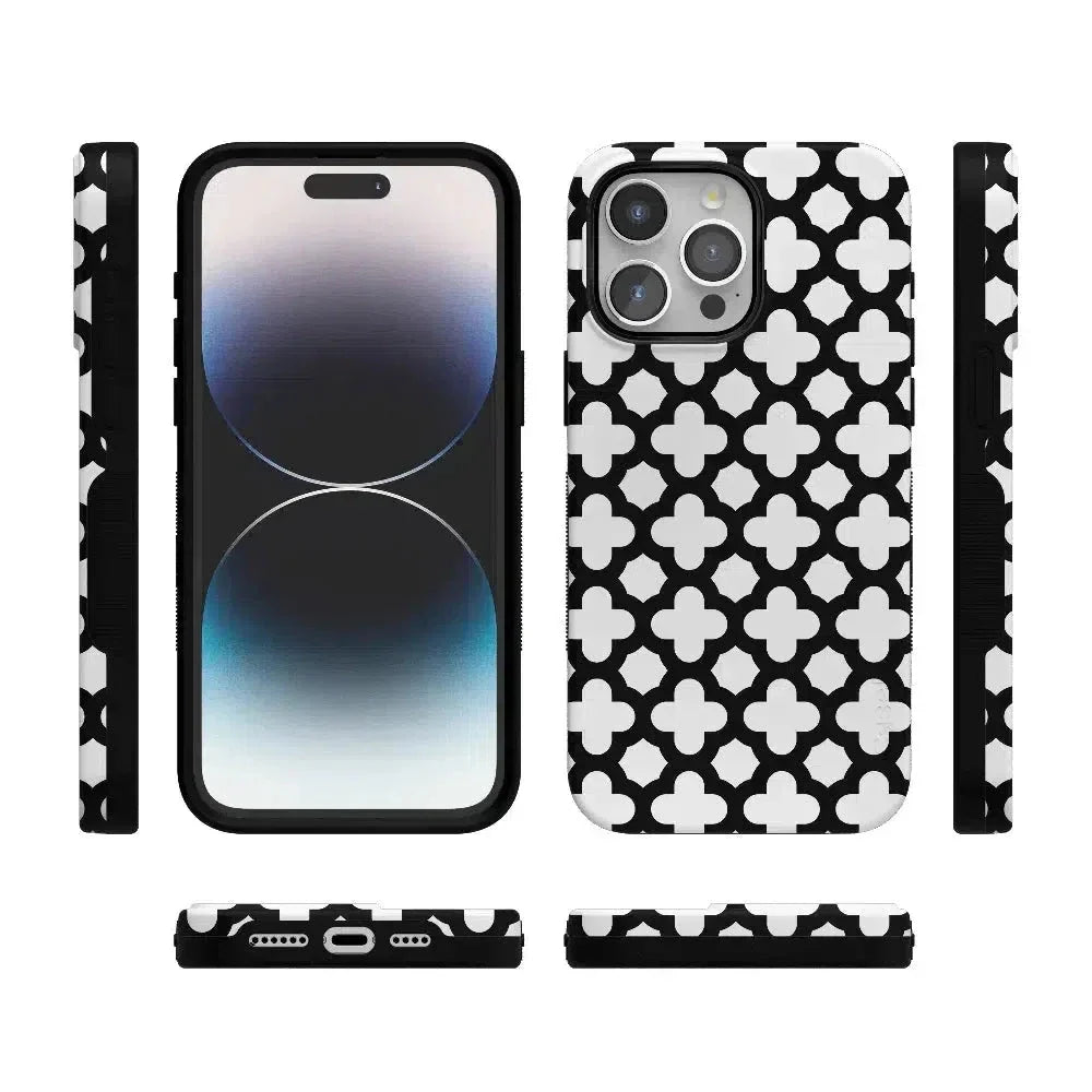 Lattice Tile | High Contrast Design Case Phone Case Casetry