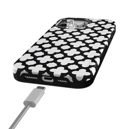 Lattice Tile | High Contrast Design Case Phone Case Casetry