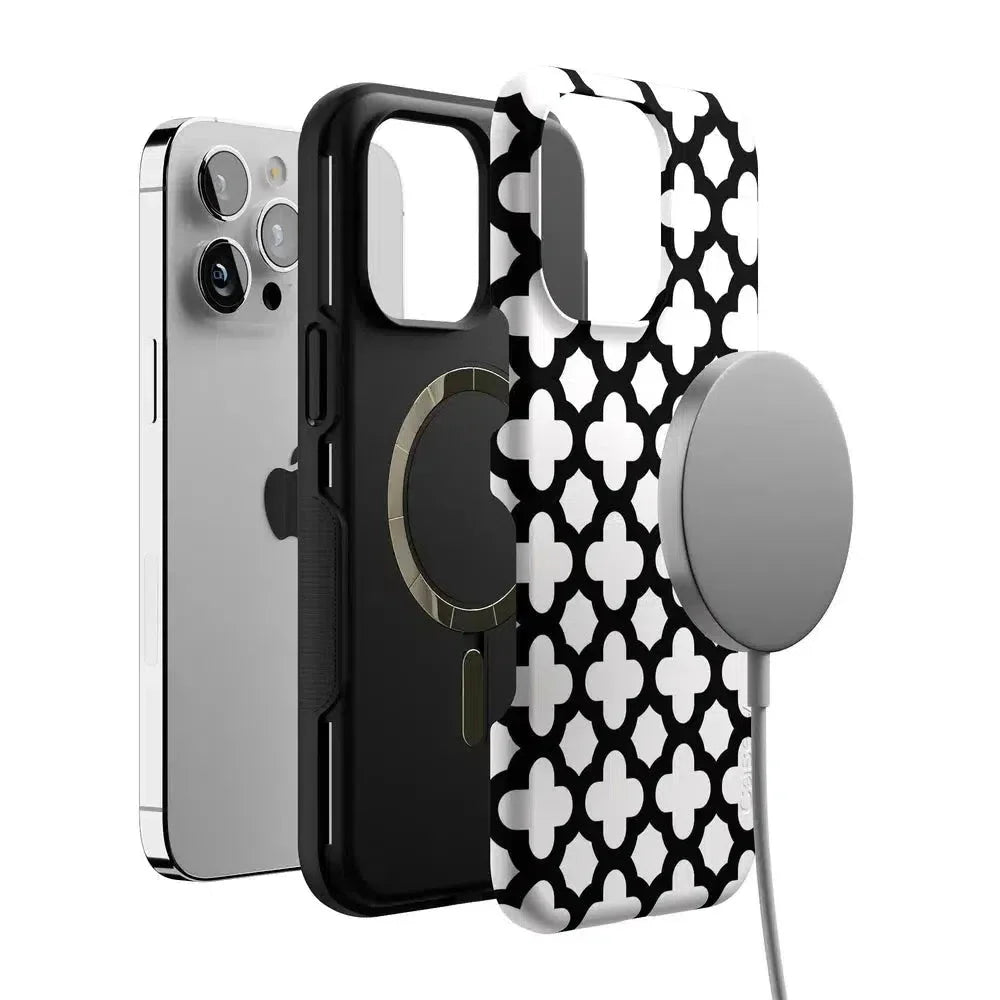 Lattice Tile | High Contrast Design Case Phone Case Casetry
