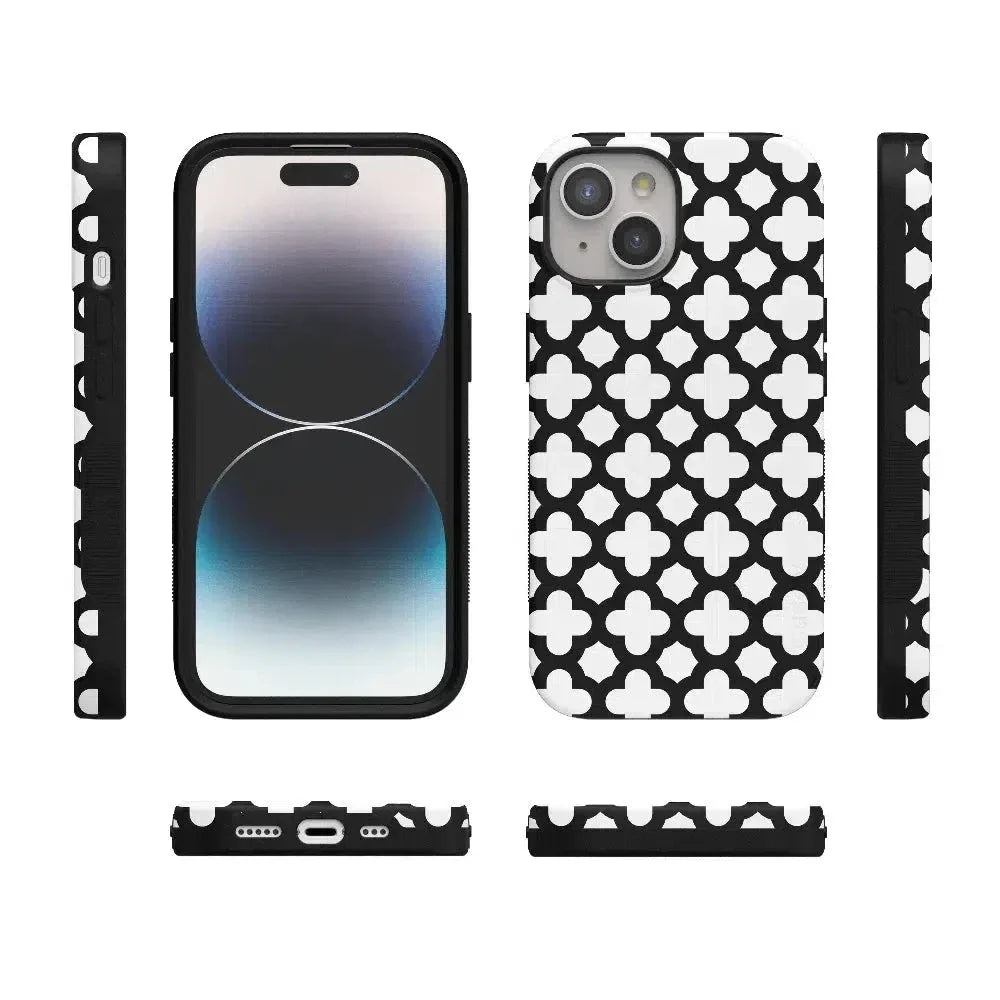 Lattice Tile | High Contrast Design Case Phone Case Casetry