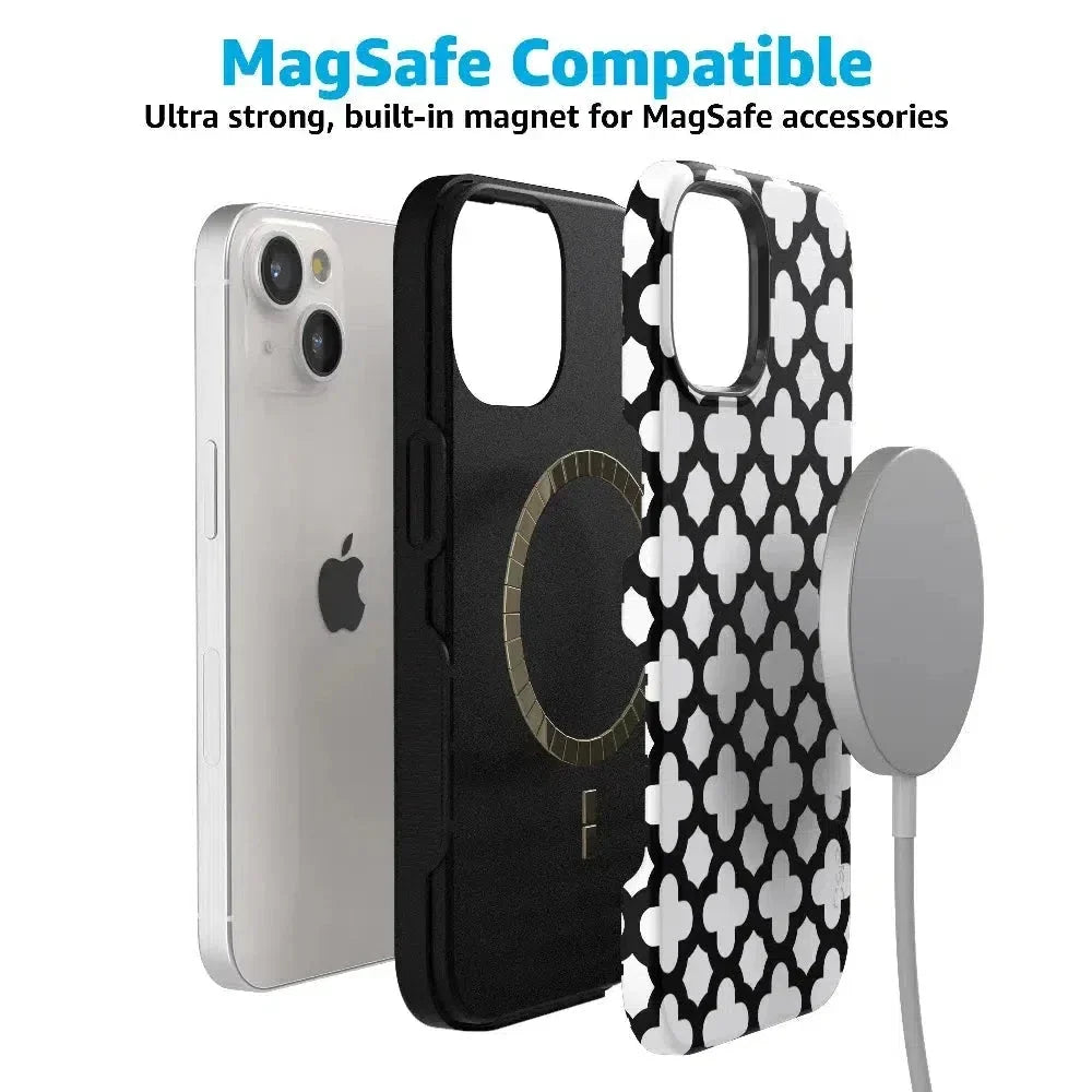 Lattice Tile | High Contrast Design Case Phone Case Casetry