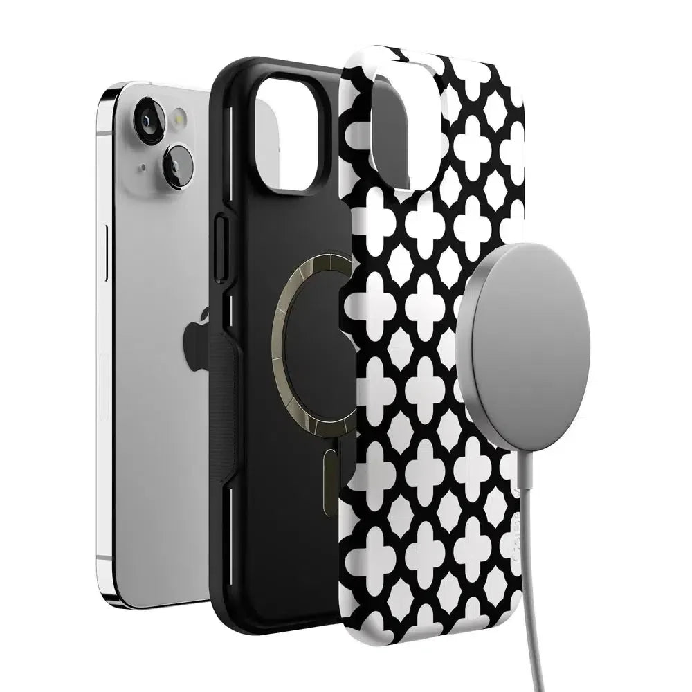 Lattice Tile | High Contrast Design Case Phone Case Casetry