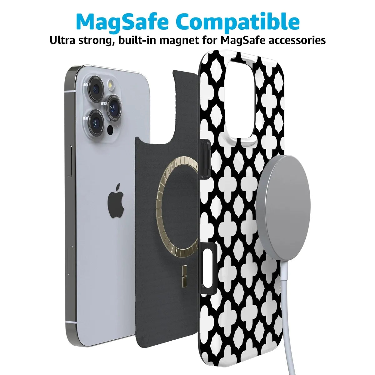 Lattice Tile | High Contrast Design Case Phone Case Casetry