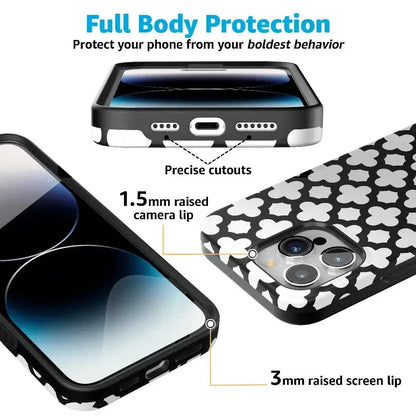 Lattice Tile | High Contrast Design Case Phone Case Casetry