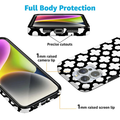 Lattice Tile | High Contrast Design Case Phone Case Casetry