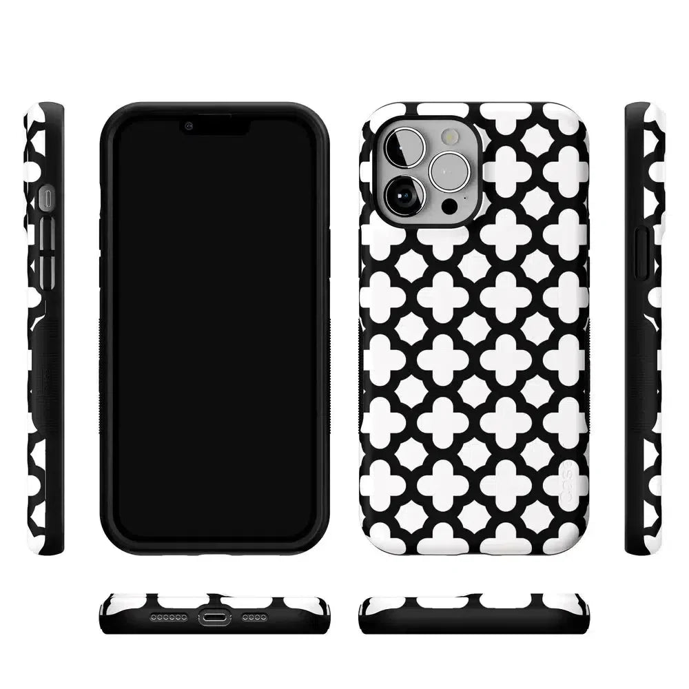 Lattice Tile | High Contrast Design Case Phone Case Casetry