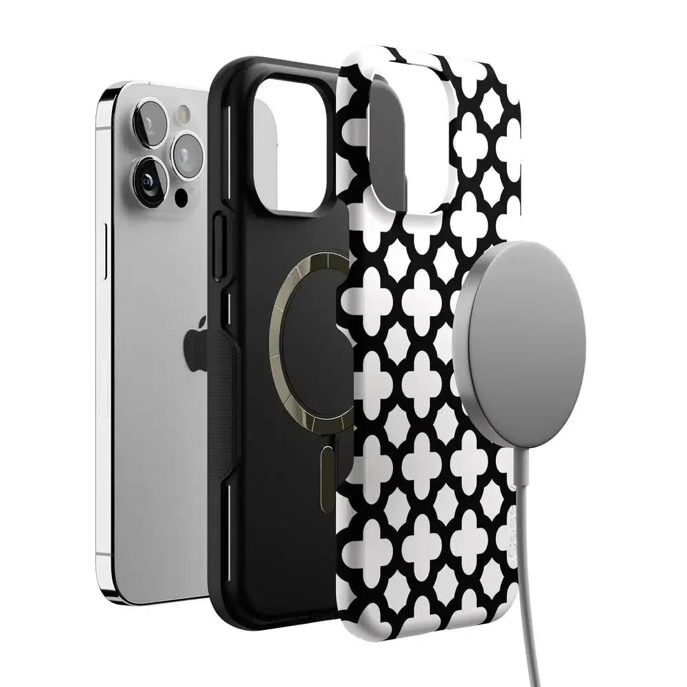 Lattice Tile | High Contrast Design Case Phone Case Casetry