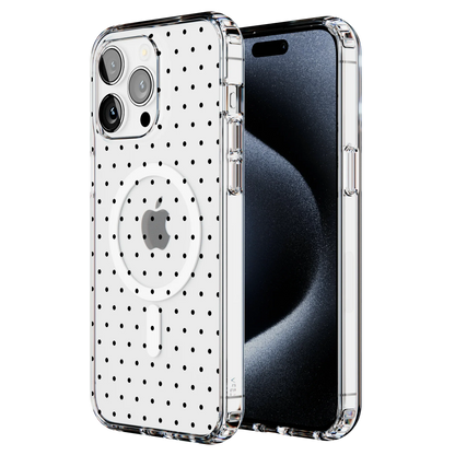 On the Dot | Black Polka Dot Case
