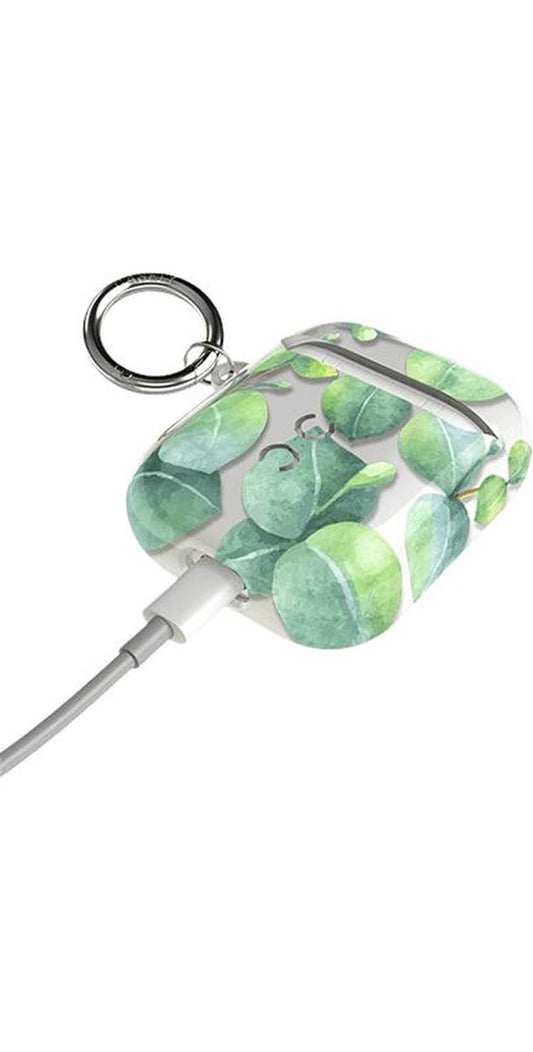 Leaf Me Alone | Green Floral Print AirPods Case AirPods Case get.casely