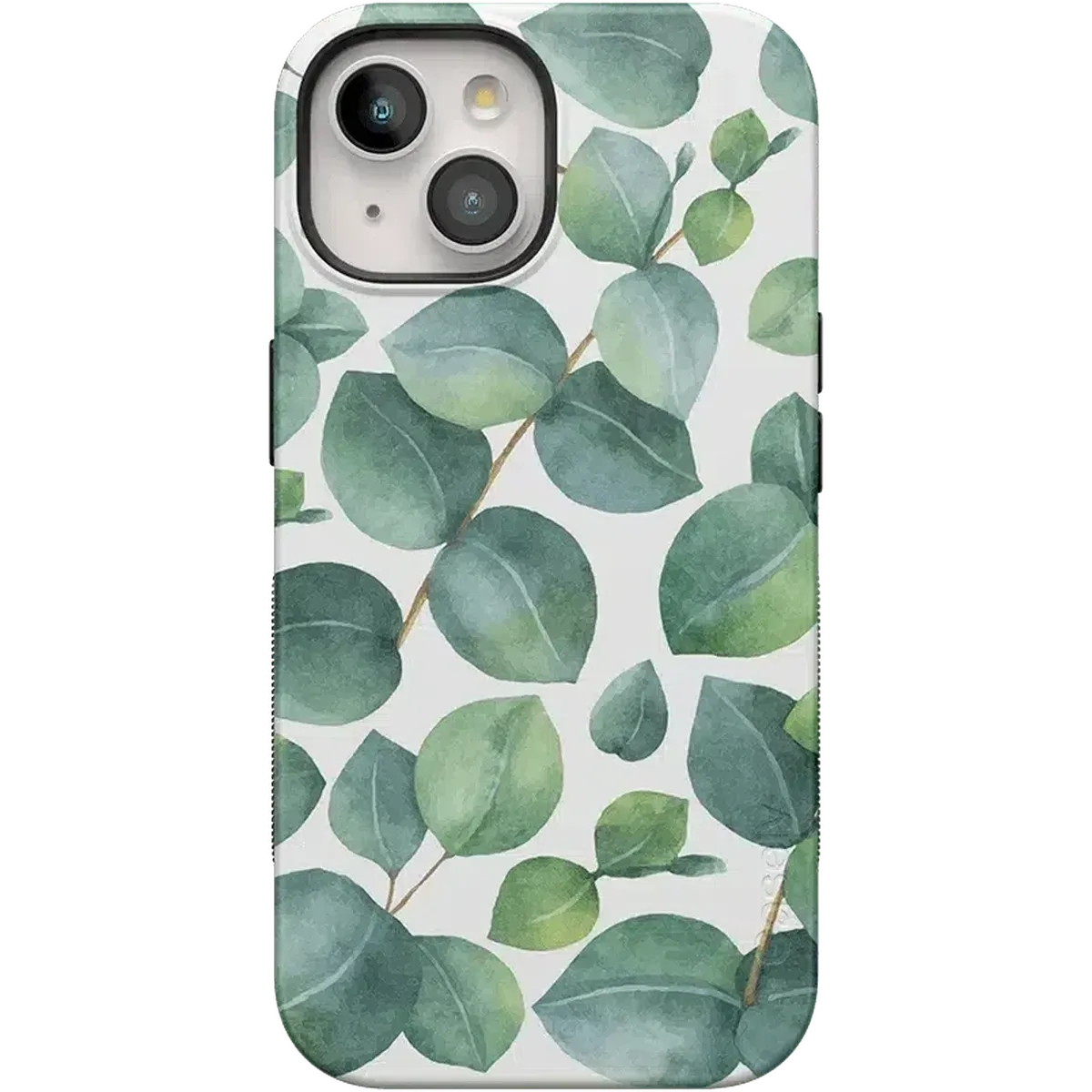Leaf Me Alone | Green Floral Print Case iPhone Case get.casely Bold Flex + MagSafe® iPhone 15 Plus
