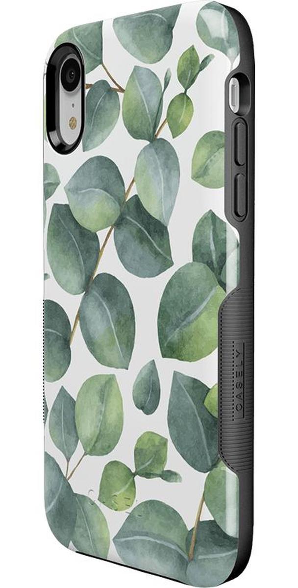 Leaf Me Alone | Green Floral Print Case iPhone Case get.casely