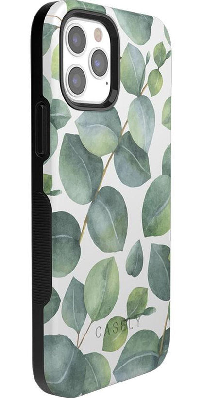 Leaf Me Alone | Green Floral Print Case iPhone Case get.casely