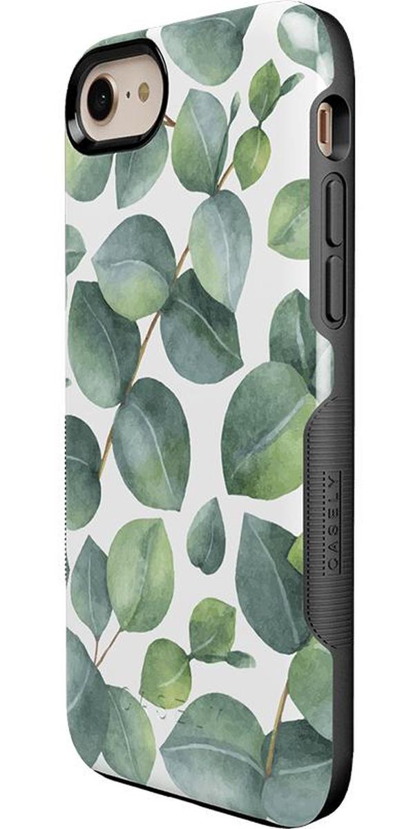 Leaf Me Alone | Green Floral Print Case iPhone Case get.casely