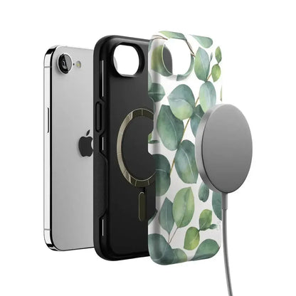 Leaf Me Alone | Green Floral Print Case iPhone Case get.casely