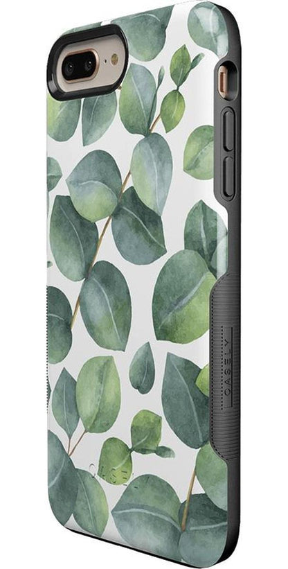 Leaf Me Alone | Green Floral Print Case iPhone Case get.casely