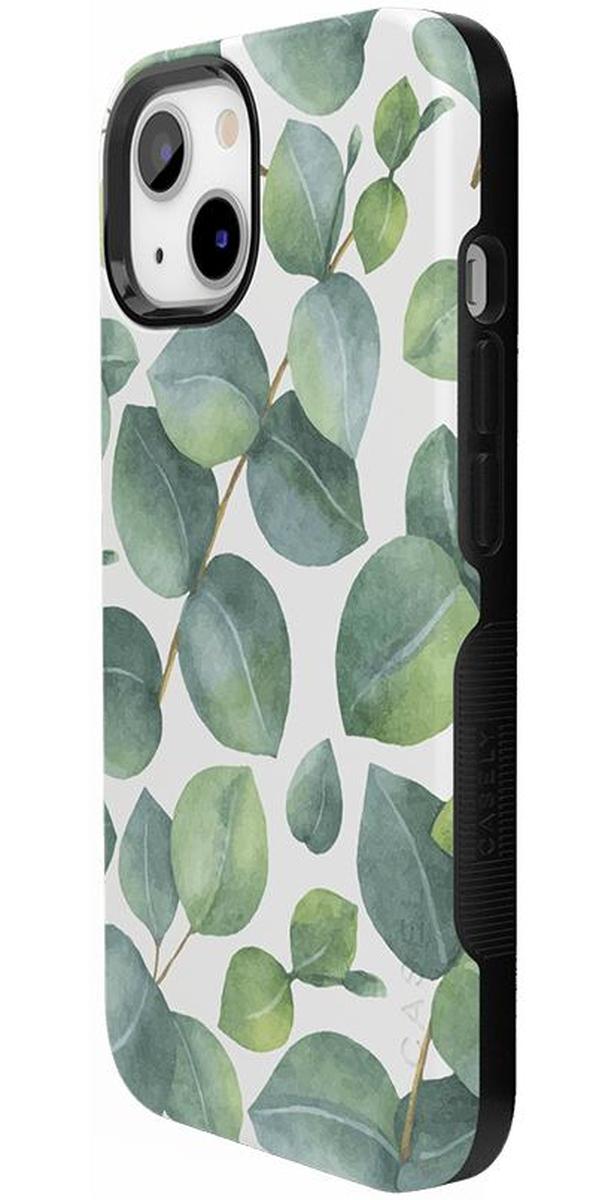 Leaf Me Alone | Green Floral Print Case iPhone Case get.casely