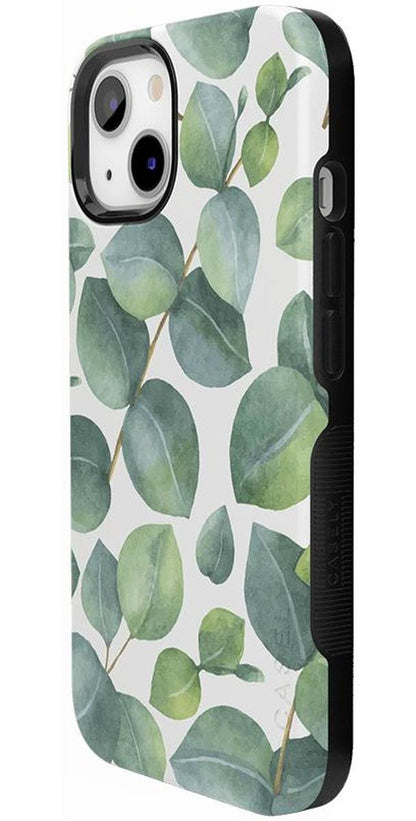 Leaf Me Alone | Green Floral Print Case iPhone Case get.casely