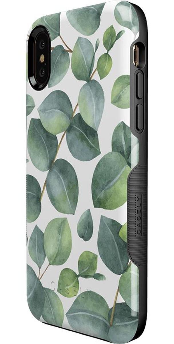 Leaf Me Alone | Green Floral Print Case iPhone Case get.casely